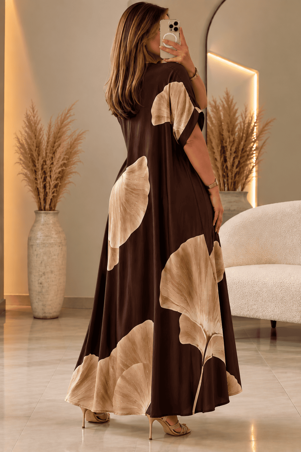Vestido Longo Aurora Floral em Viscose