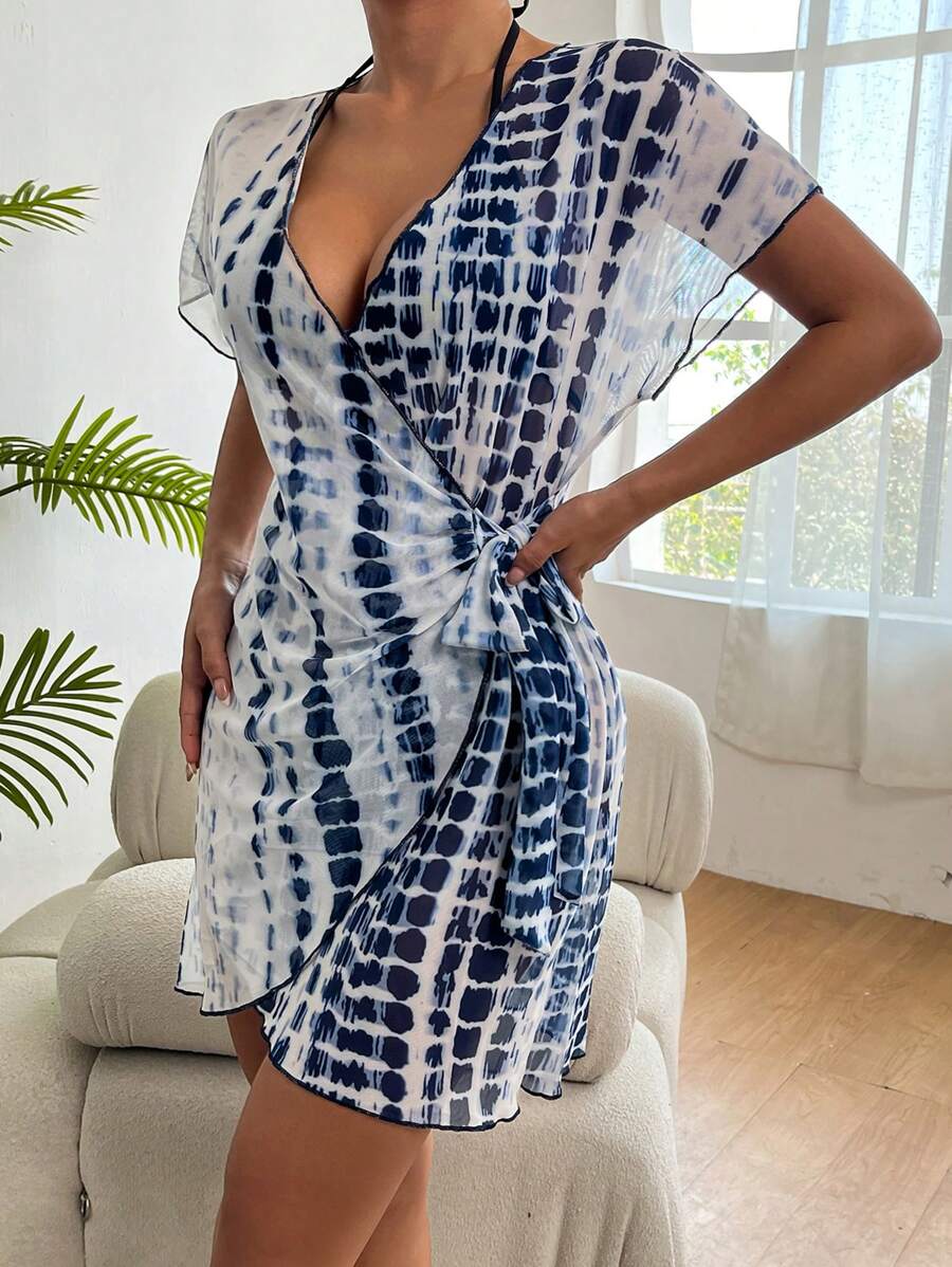 Saída de Praia Tie-Dye Ocean Breeze