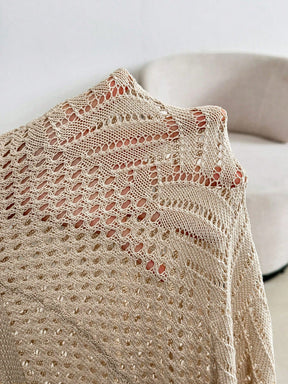 Cardigan Feminina de Praia com Efeito Vazado - Nicole
