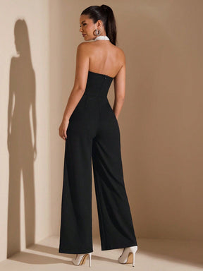 Macacão Feminino Elegante Assimétrico