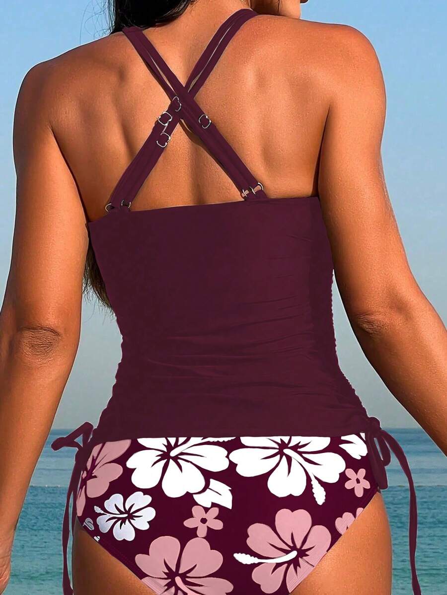 Biquíni Tankini Floral Pacífico