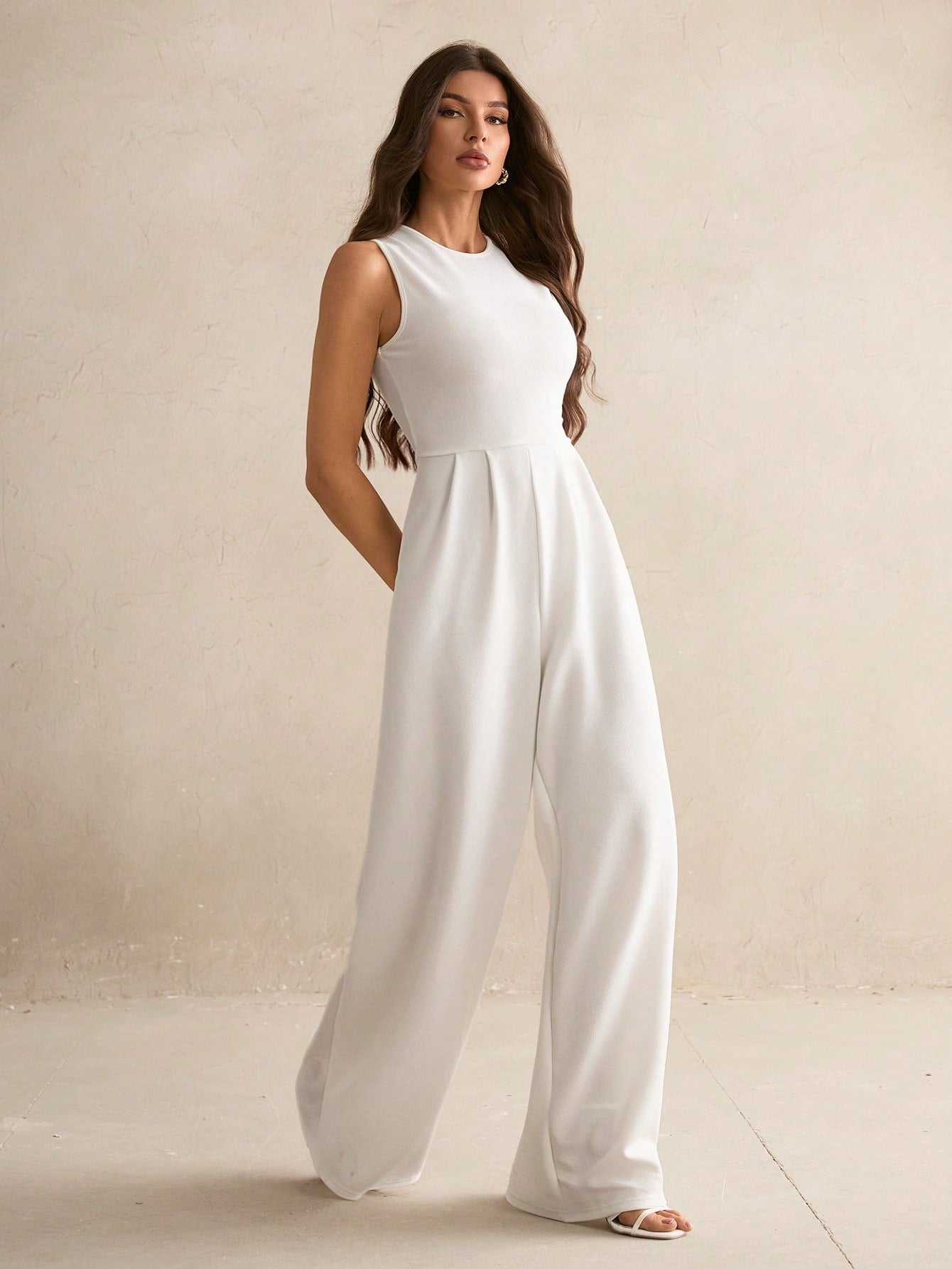 Macacão Feminino Elegante Regata Pantalona