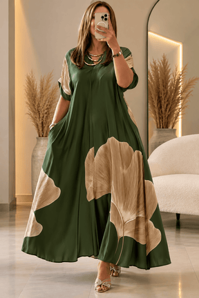 Vestido Longo Aurora Floral em Viscose