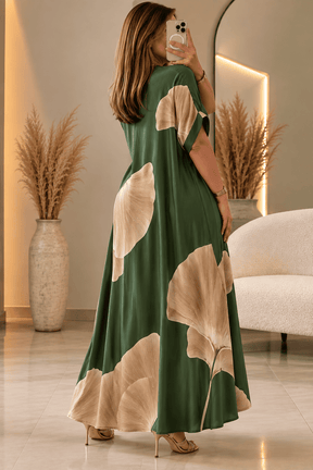 Vestido Longo Aurora Floral em Viscose