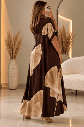 Vestido Longo Aurora Floral em Viscose