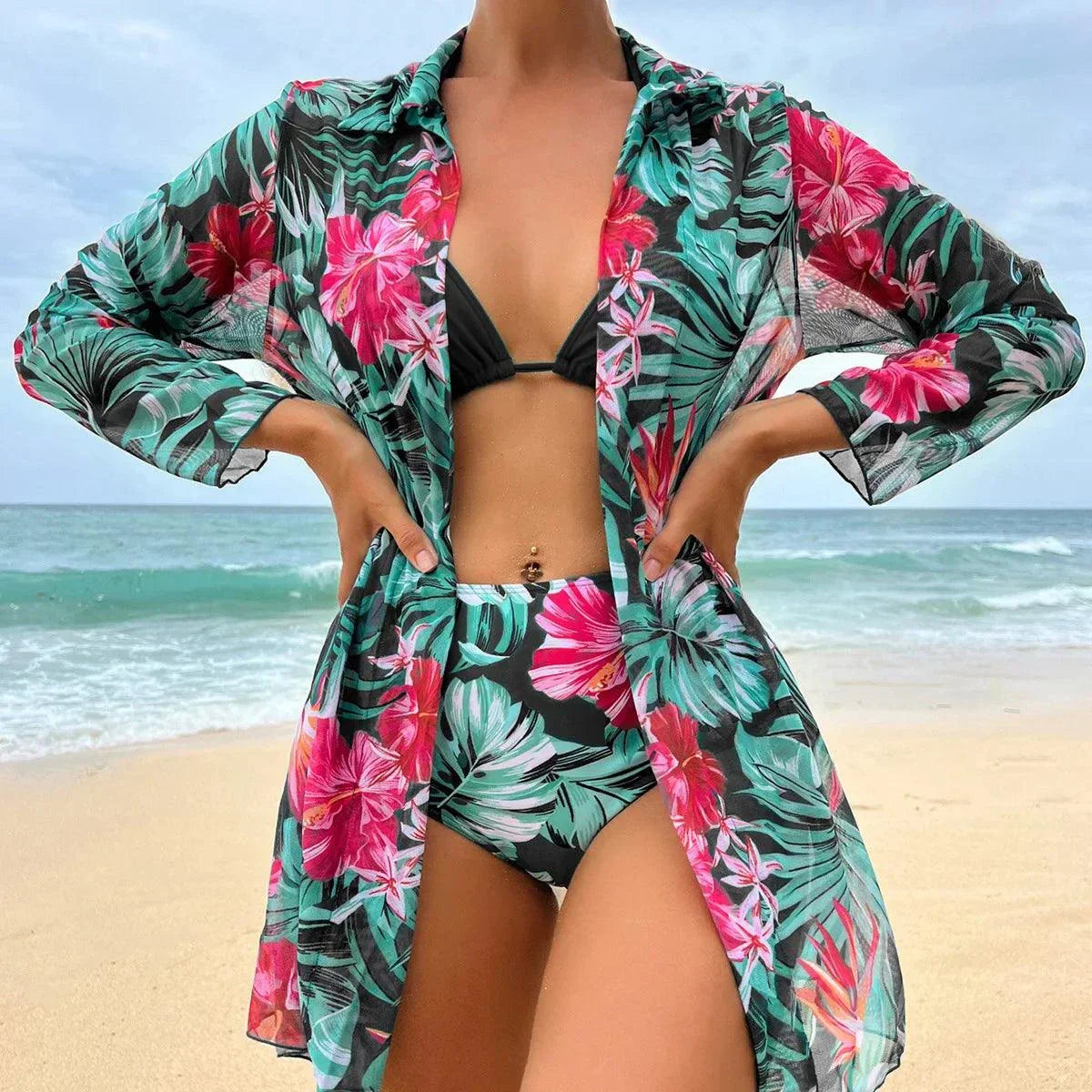 Conjunto de luxo de Praia 3 Peças Jasmini